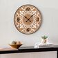 Southern Enterprises Aprille Wall Clock in Natural, White and Black, , large