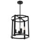 Hunter Astwood 4-Light Chandelier in Matte Black, , large