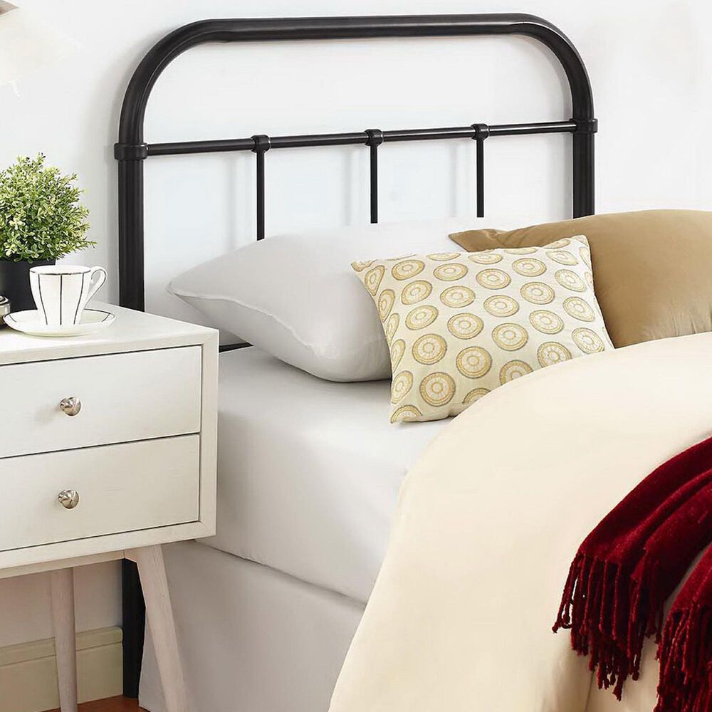 Modway Serena Steel Twin Headboard in Brown, , large