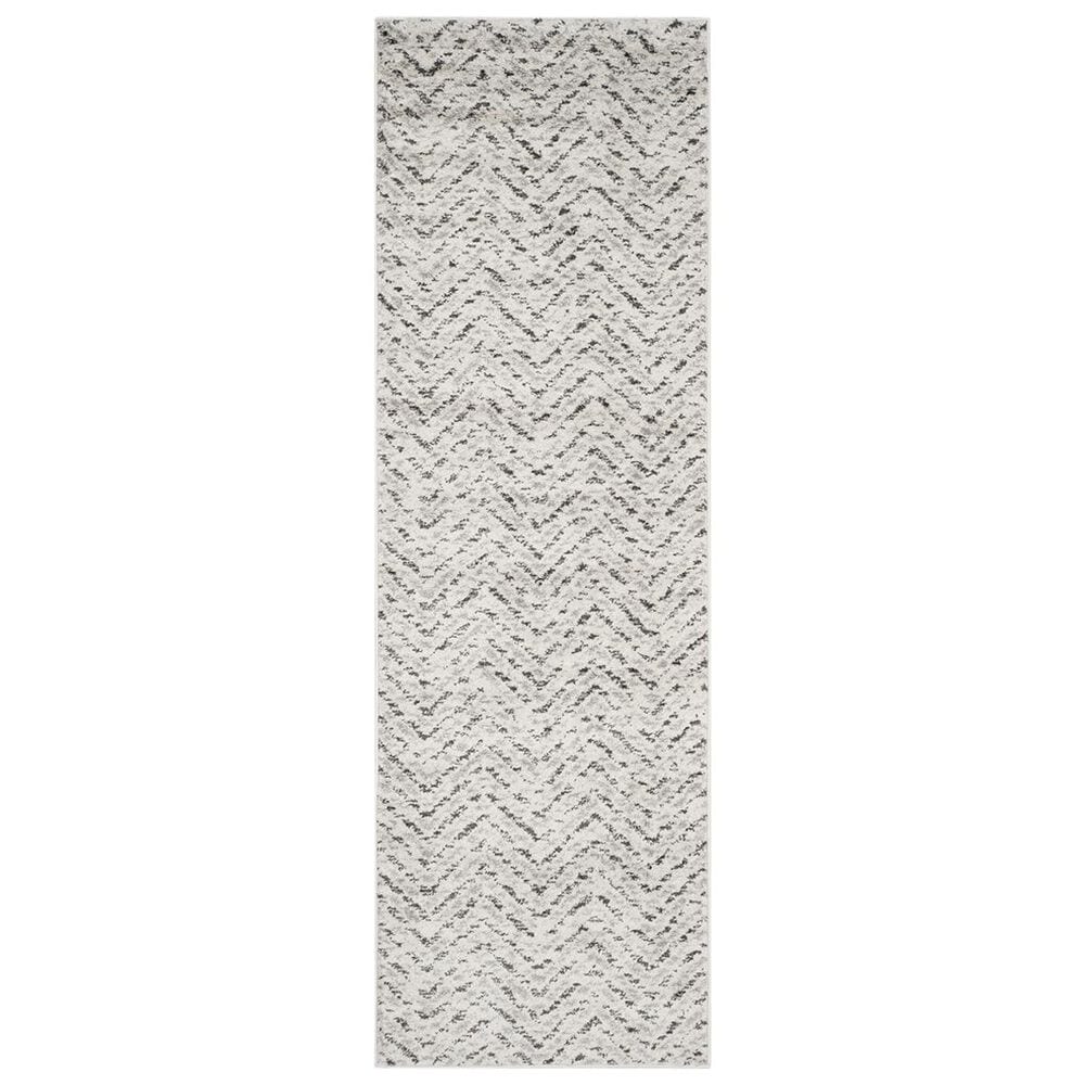 Safavieh Adirondack ADR104N-212 2&#39;6&quot; x 12&#39; Ivory/Charcoal Runner, , large