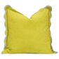 Flair Industries 22" Square Throw Pillow in Yellow, , large