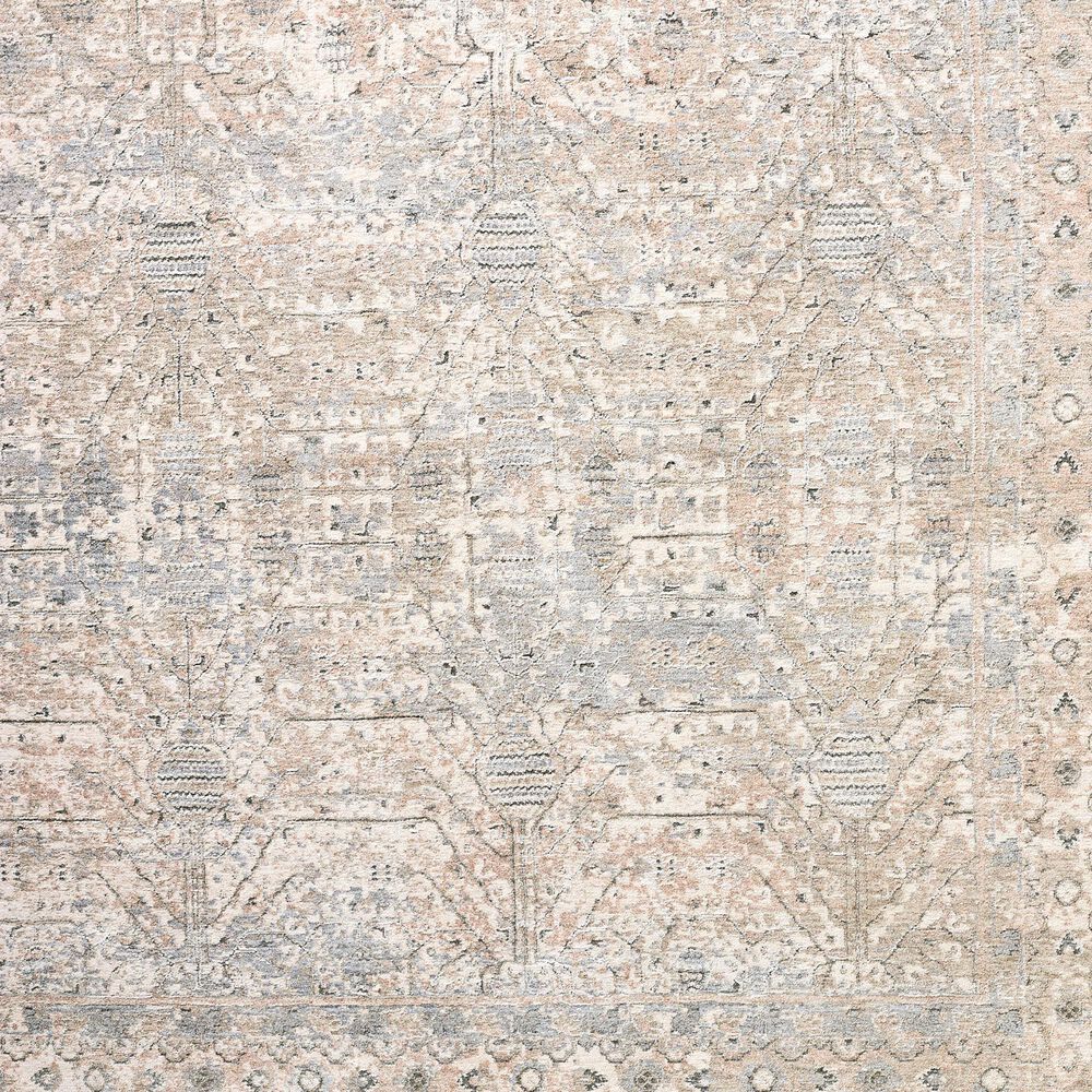 Surya Poetry Cream, Light Slate, Sage, Light Sage, Tan and Slate 2'7" x 7'3" Runner, , large
