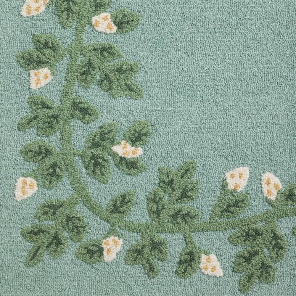 Rifle Paper Co. x Loloi Highgrove Blue 7&#39;9&quot; x 9&#39;9&quot; Area Rug, , large