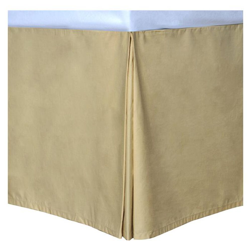 Epoch Hometex Cotton Loft Colors Twin Bed Skirt in Wheat, , large