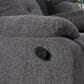 Titanic Furniture Bellinda Manual Reclining Loveseat in Gray, , large