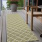 Dalyn Rug Company York 2"3" x 12" Aloe Indoor/Outdoor Runner, , large
