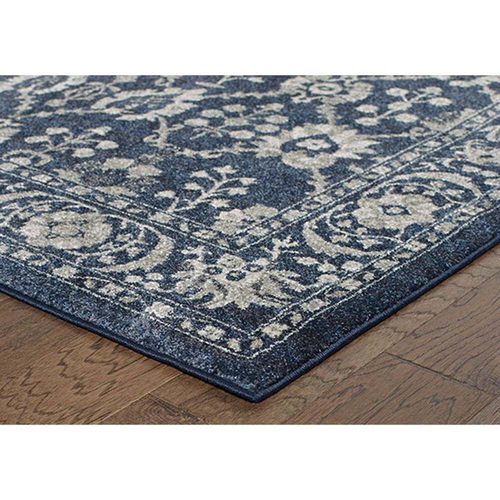 Oriental Weavers Richmond 8020K 12&#39; x 15&#39; Navy Area Rug, , large
