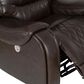 Linon Home Decor Barrett Power Glider Recliner in Rich Brown, , large