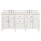 James Martin Vanities Lorelai 72" Double Vanity in Bright White with 3 cm Lime Delight Quartz Top, , large