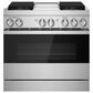 JennAir 36" Professional Range Dual Fuel in Black Glass and Stainless Steel, , large
