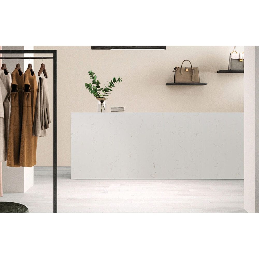 NFM Custom Countertops Carrara Trigato 3cm Quartz Countertop, , large