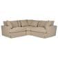 Blue River Ciara 3-Piece Stationary Sectional Sofa in Sahara Brown, , large
