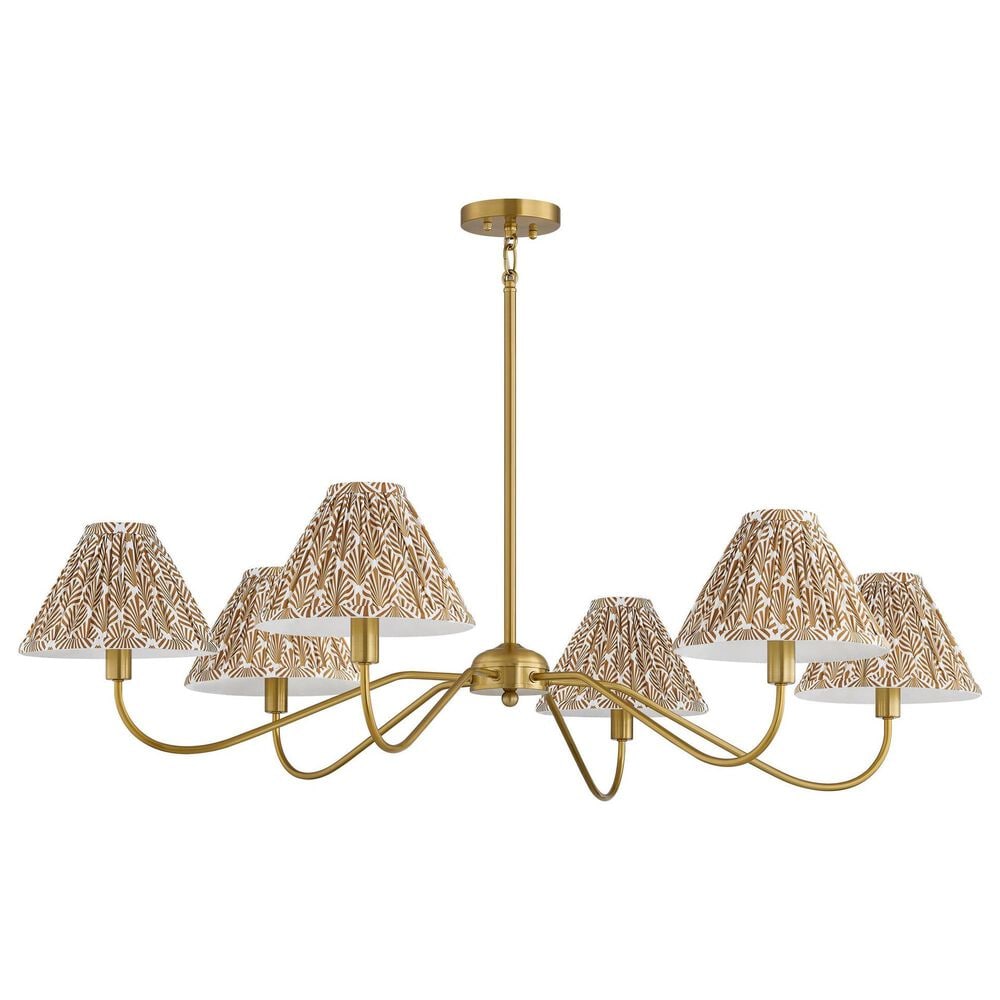 Southern Lighting Baldwin 6-Light Chandelier in Aged Gold, , large