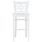 Linon Home Decor Teresa Bar Stool in White, , large