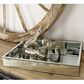 Maple and Jade U Select Wooden Rectangle Mirrored Tray in Silver, , large