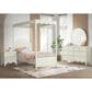 Martin Svensson Home Olivia Twin Canopy Panel Bed in French White, , large