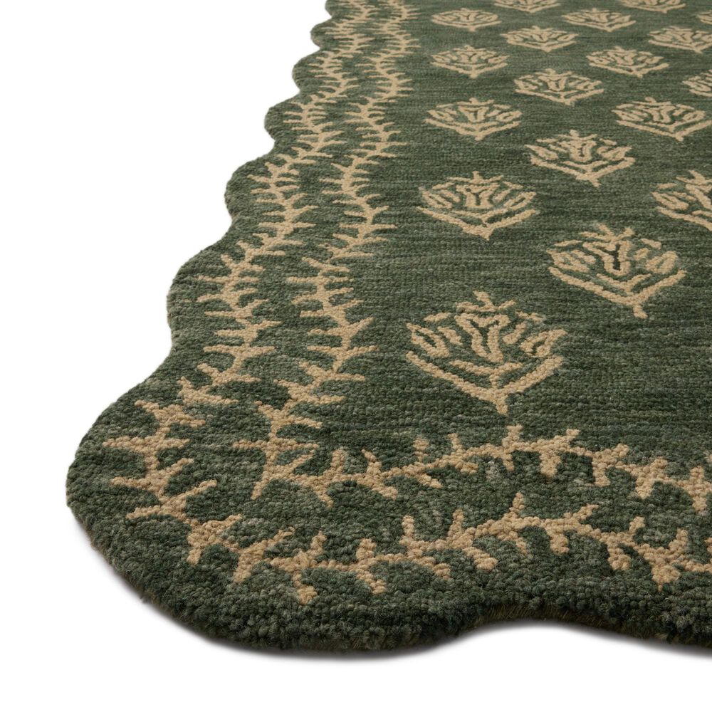 Loloi Lisette Forest and Oatmeal 7'9" x 9'9" Area Rug, , large
