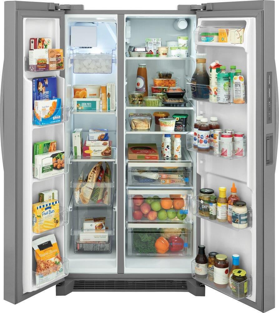 Frigidaire Gallery 26 Cu. Ft. Standard Depth Side-by-Side Refrigerator in Stainless Steel, , large