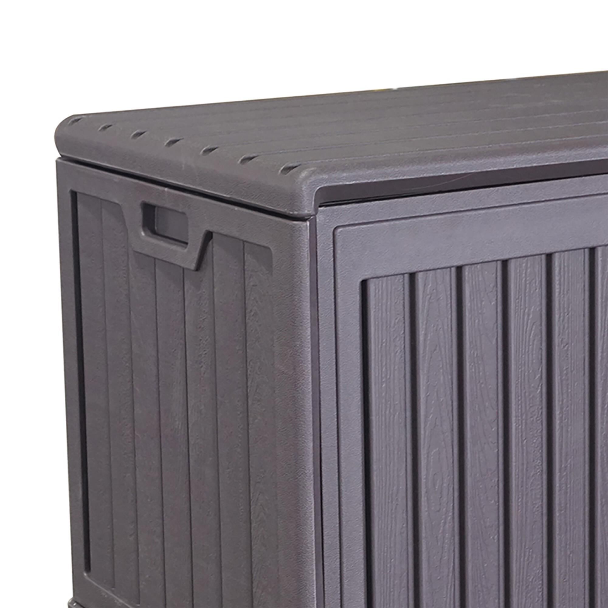 Hearth and Haven Outdoor Deck Box with Side Handles and Lockable