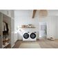 LG 5 Cu. Ft. Smart Front Load Washer and 7.4 Cu. Ft. Electric Dryer Laundry Pair in Alpine White, , large
