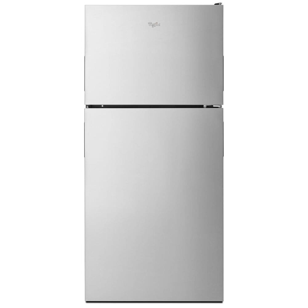 Whirlpool 30" Wide 18 Cu. Ft. Top Freezer Refrigerator in Stainless Steel, , large
