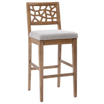 Hampton Park Crackle Counter Stool in Light Grey, , large