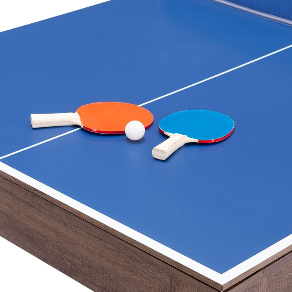 Zuo Modern Bonkers Pool Ping Pong Table in Brown, , large
