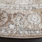 Safavieh Jasmine 5"3" Round Ivory and Beige Area Rug, , large