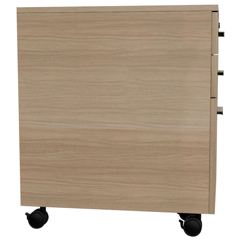 BDI Sequel Studio Mobile File Pedestal in Neo Oak and Bronze, , large