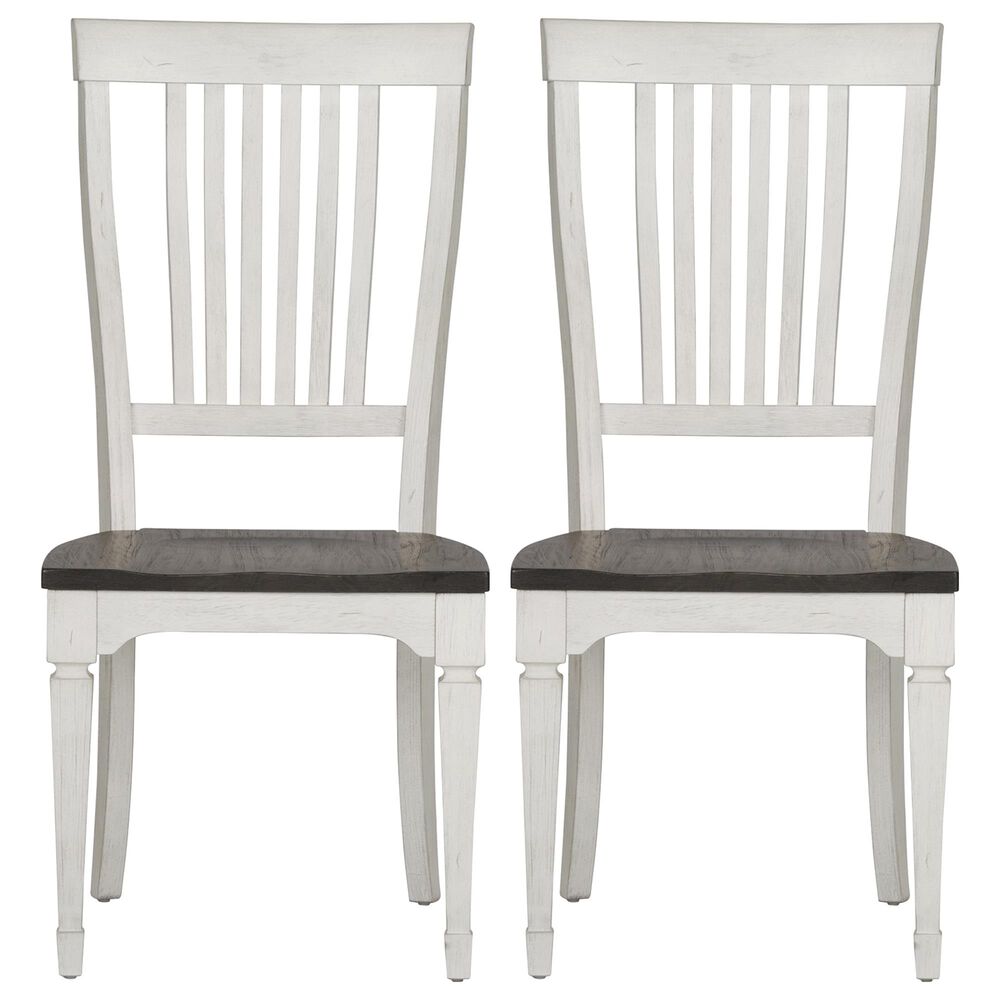 Belle Furnishings Allyson Park Side Chair in White &#40;Set of 2&#41;, , large