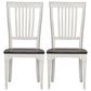 Belle Furnishings Allyson Park Side Chair in White (Set of 2), , large