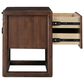 Urban Home Sol Queen Platform Panel Bed with Two Nightstands in Brown Spice, , large
