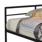 Hearth and Haven Full Platform Bed with Headboard and Footboard in Grey, , large
