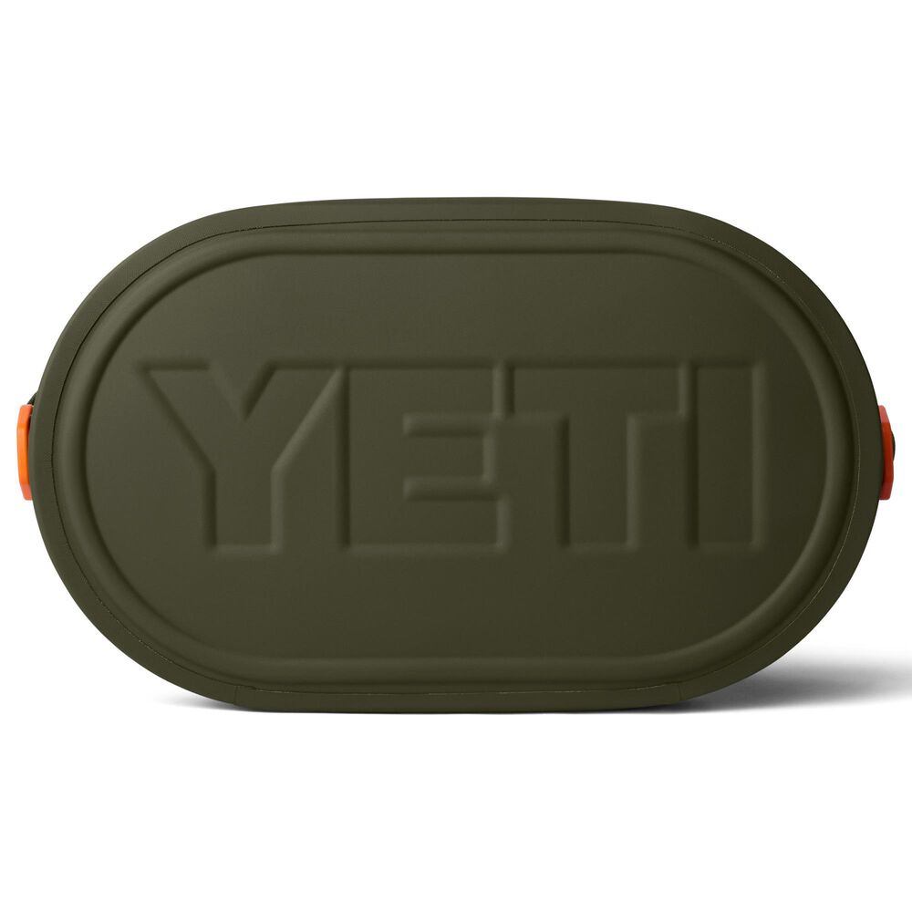 YETI Hopper M30 2.0 Tote Soft Cooler in Olive and King Crab Orange, , large