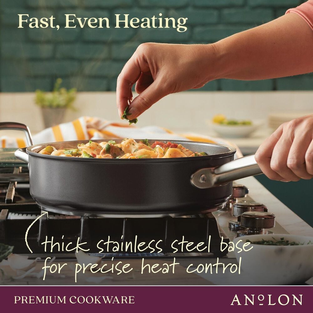 Anolon Accolade 10-Piece Cookware Set in Moonstone, , large