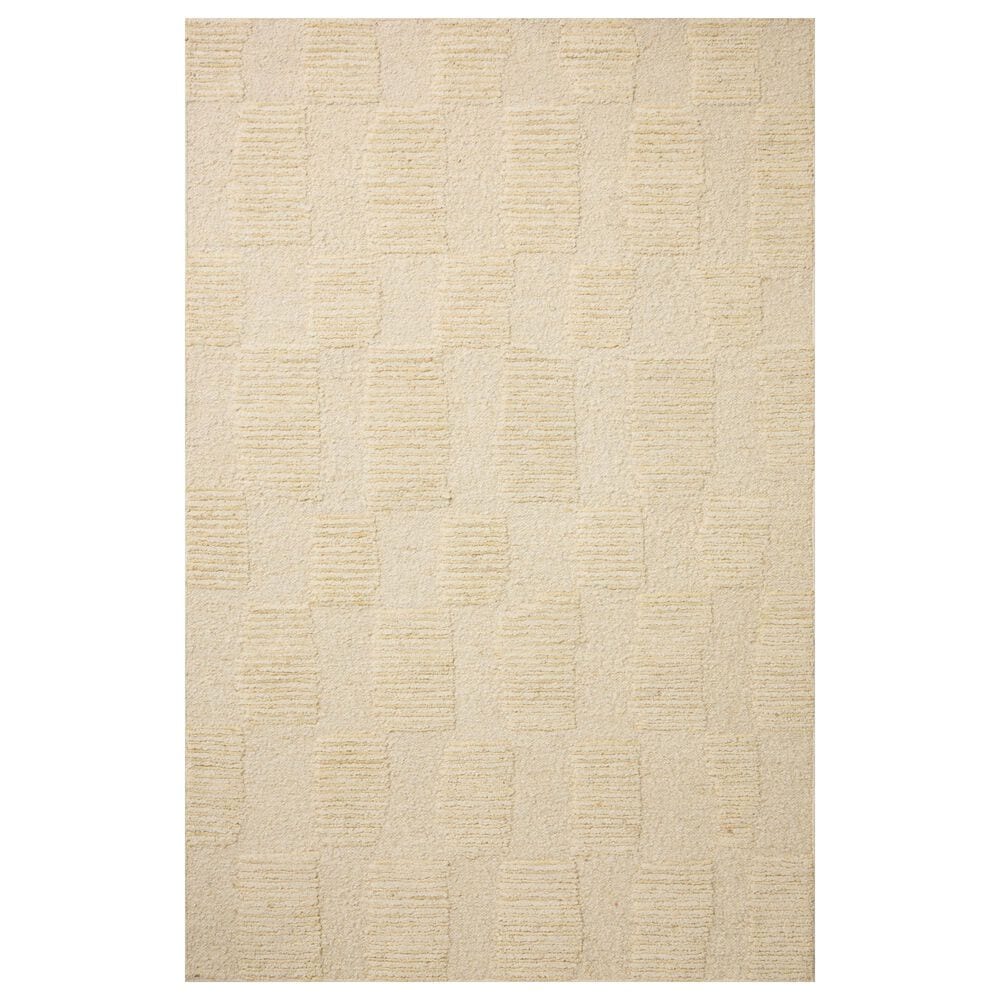 Loloi Sowerby Antique Ivory 4" x 6" Area Rug, , large