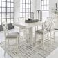 Ashley Robbinsdale 7-Piece Counter Height Dining Set in Antique White, , large