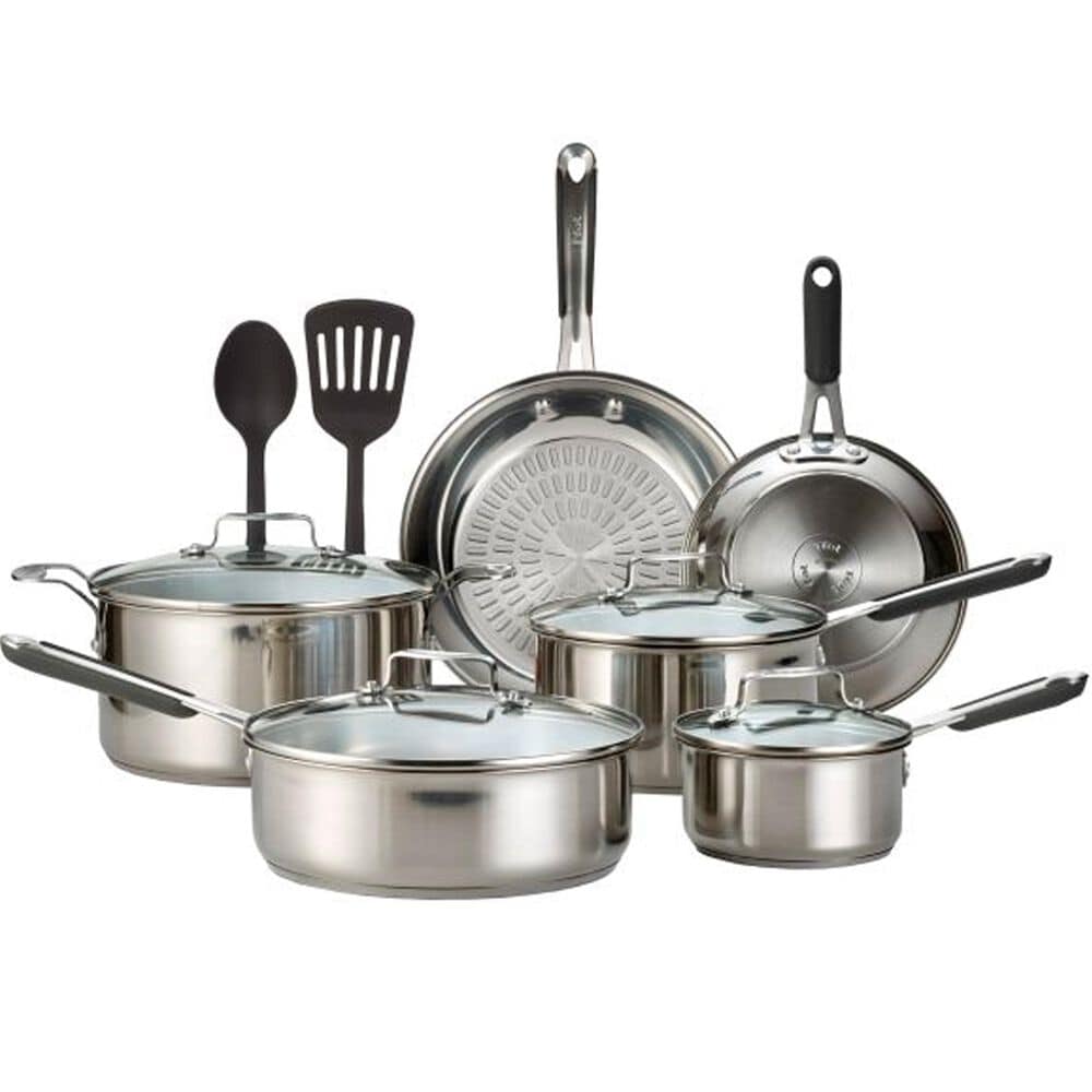 T-Fal 12-Piece Expert Pro Cookware Set in Stainless Steel, , large