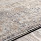 Surya Liverpool Black, Gray, Light Slate, White, Ivory, Brown and Olive 2"7" x 10"2" Runner, , large