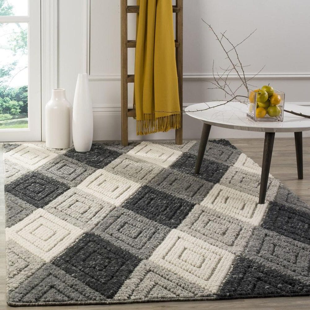 Safavieh Natura 8&#39; x 10&#39; Anthracite Area Rug, , large