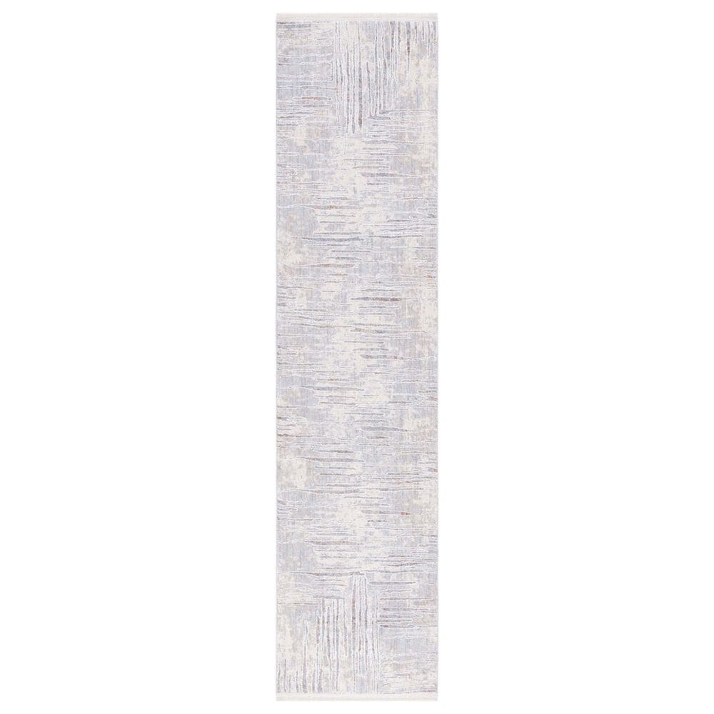 Safavieh Marmara MRM304B 2" x 8" Beige, Blue and Rust Runner, , large