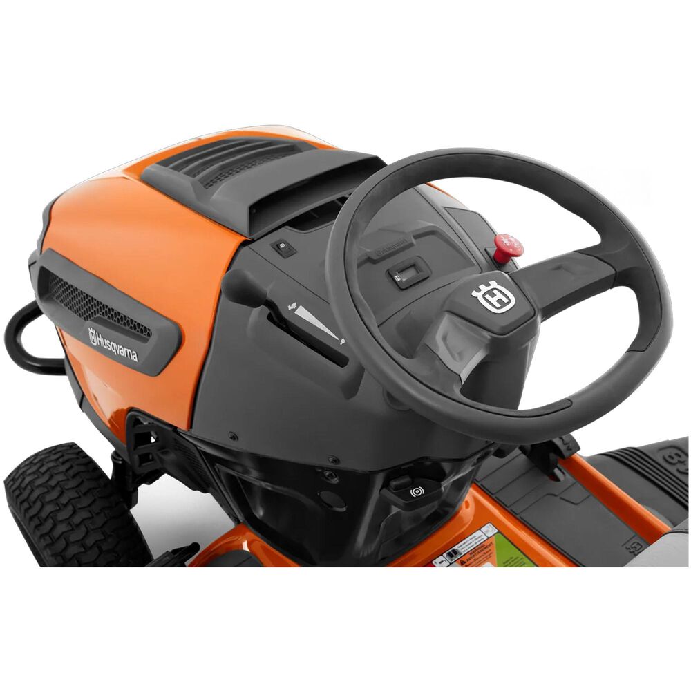 Husqvarna 100-Series 54&quot; Riding Lawn Tractor with Briggs and Stratton Engine in Orange, , large