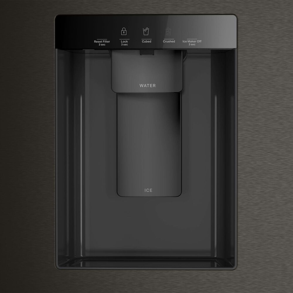 Whirlpool WRMF3736 29 Cu. Ft. French Door Refrigerator in Fingerprint-Resistant Black Stainless Steel, , large