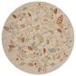 Safavieh Martha Stewart 6" Round Persimmon Red Area Rug, , large
