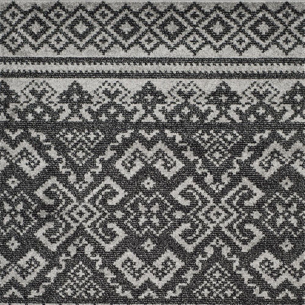 Safavieh Adirondack ADR107A-5 5&#39;1&quot; x 7&#39;6&quot; Silver/Black Area Rug, , large