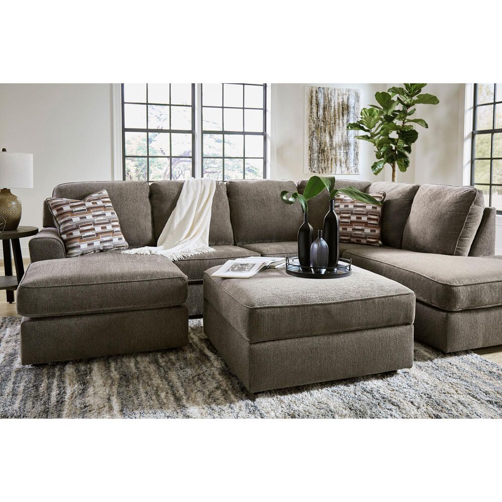 Ashley OPhannon Storage Ottoman in Putty, , large
