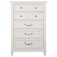 Nicolette Home Willowbrook 5-Drawer Chest in Egg Shell White, , large