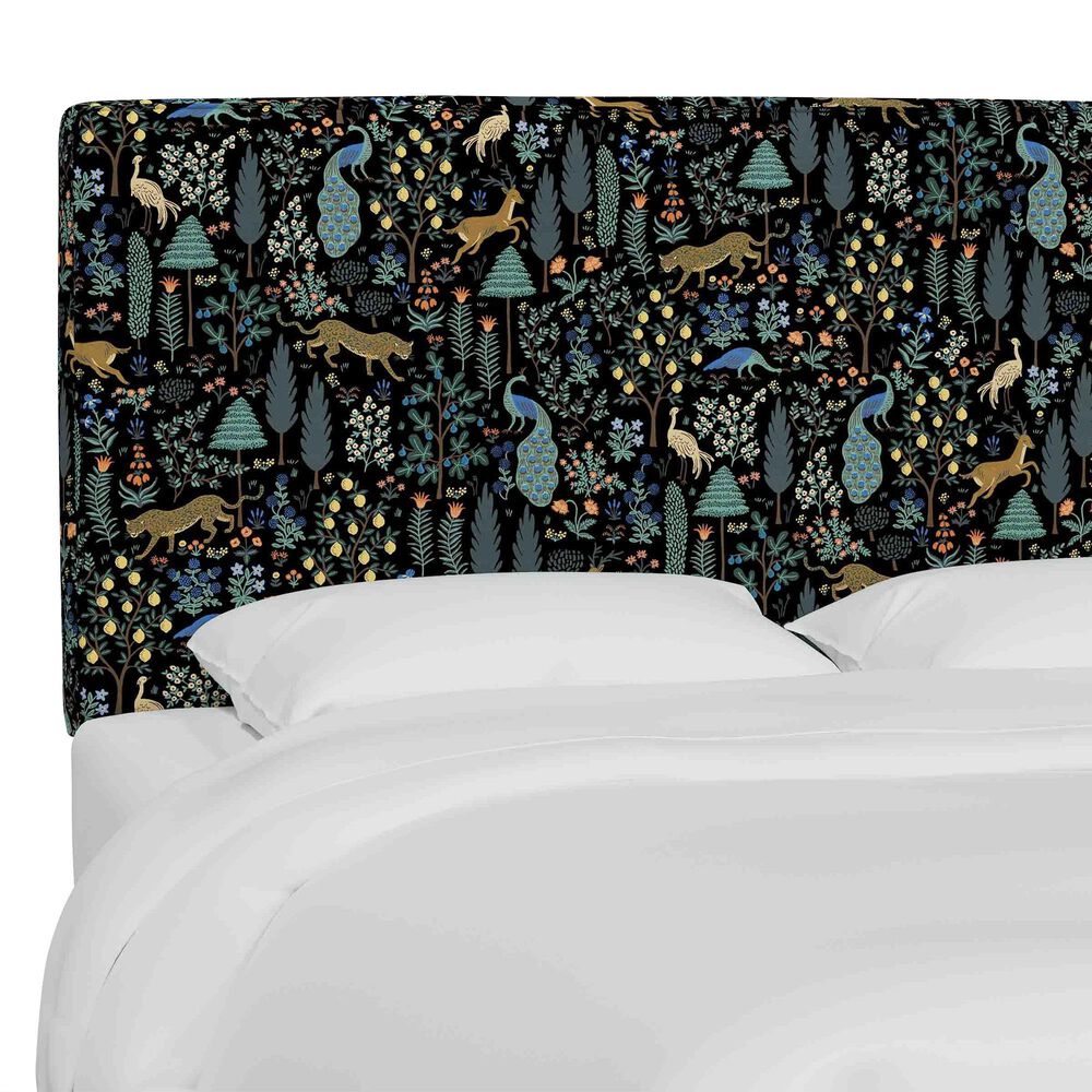 Skyline Furniture Elly King Headboard in Menagerie Black, , large