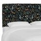 Skyline Furniture Elly King Headboard in Menagerie Black, , large