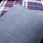 Triangle Home Fashions Grayson Farmhouse 3-Piece Full/Queen Quilt Set in Navy and Red, , large